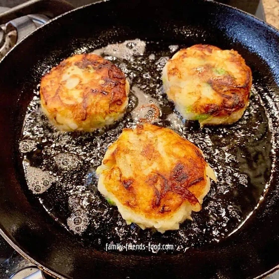 Bubble and squeak latkes