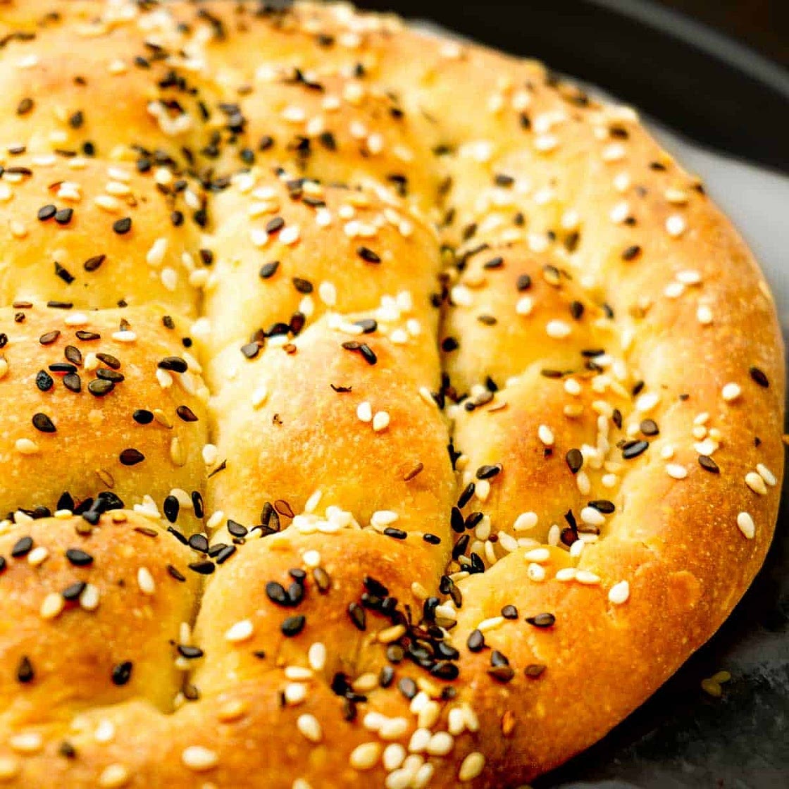 Turkish Bread (Easy No-Knead Recipe)