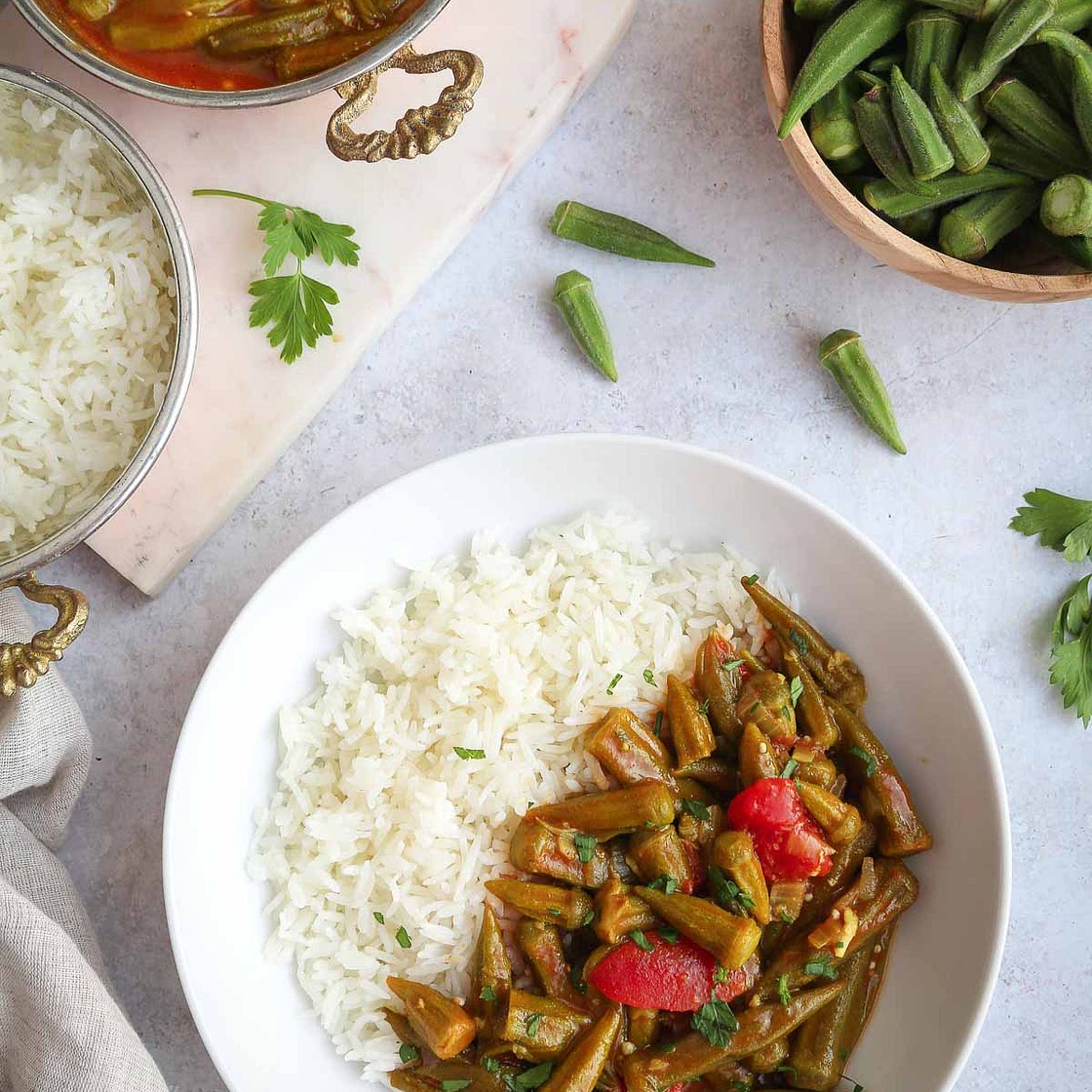 Bamya Middle Eastern Okra Stew