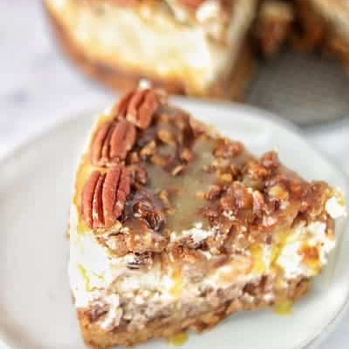 Philadelphia Caramel-Pecan Cheesecake