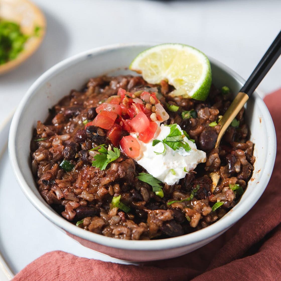 Instant Pot Black Beans and Rice