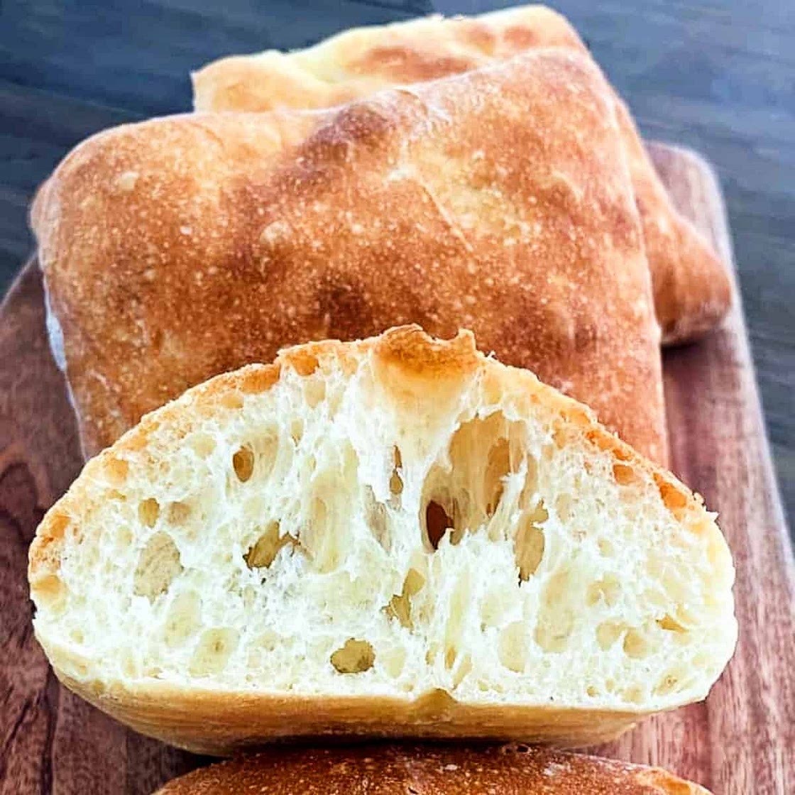 Easy Ciabatta Rolls
