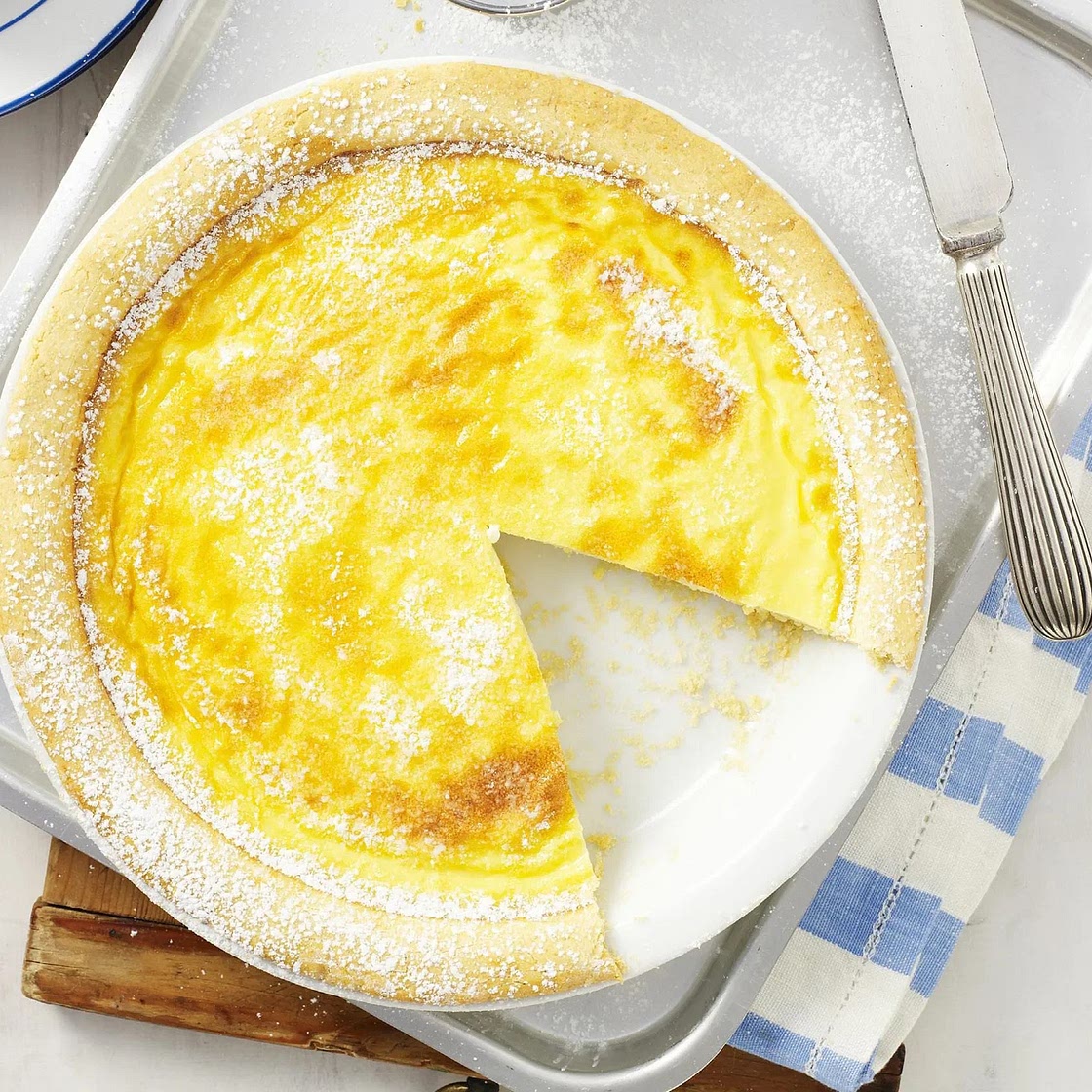 Gluten-free custard tart