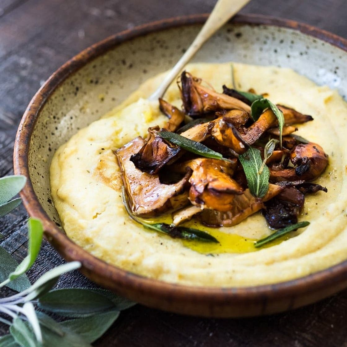 Mushroom Polenta Recipe
