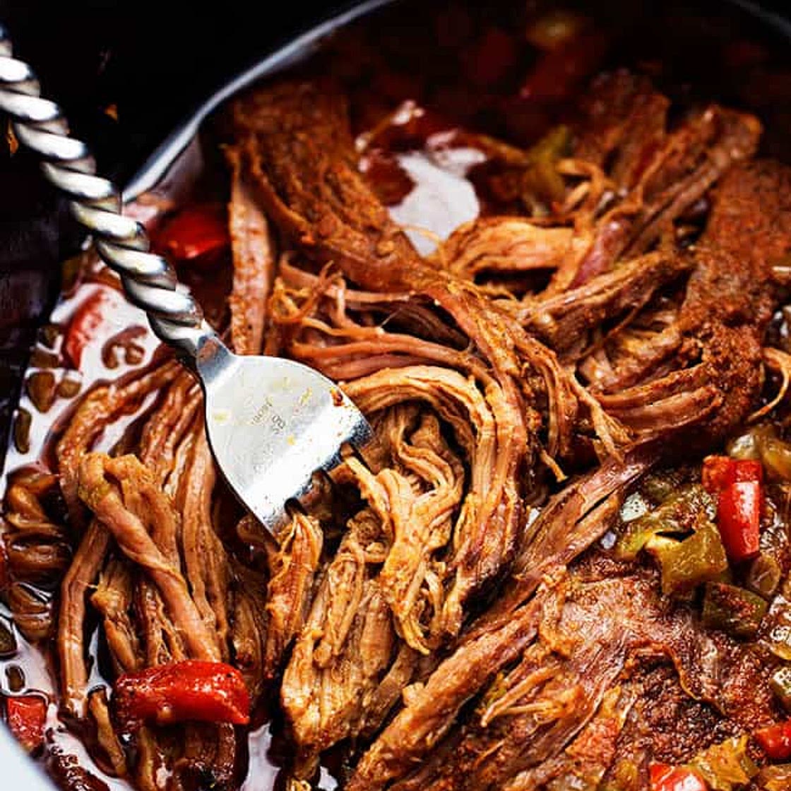 Slow Cooker Beef Carnitas Tacos