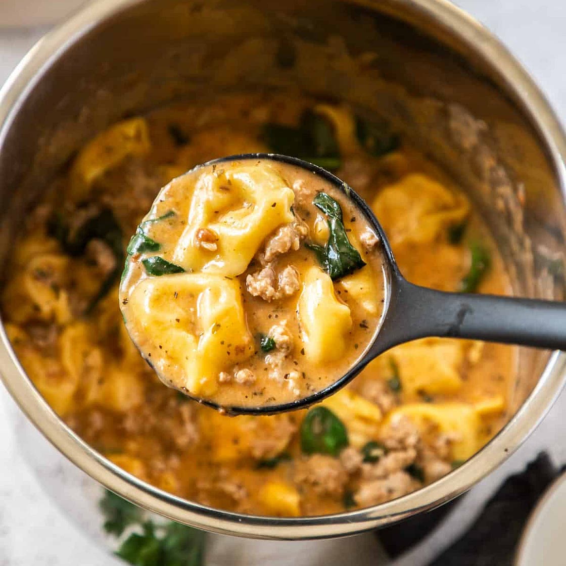 Instant Pot Tortellini Soup