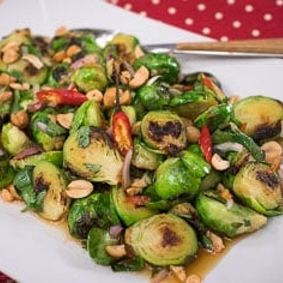 Brussel Sprouts Thai-Style ยำกะหล่ำดาว