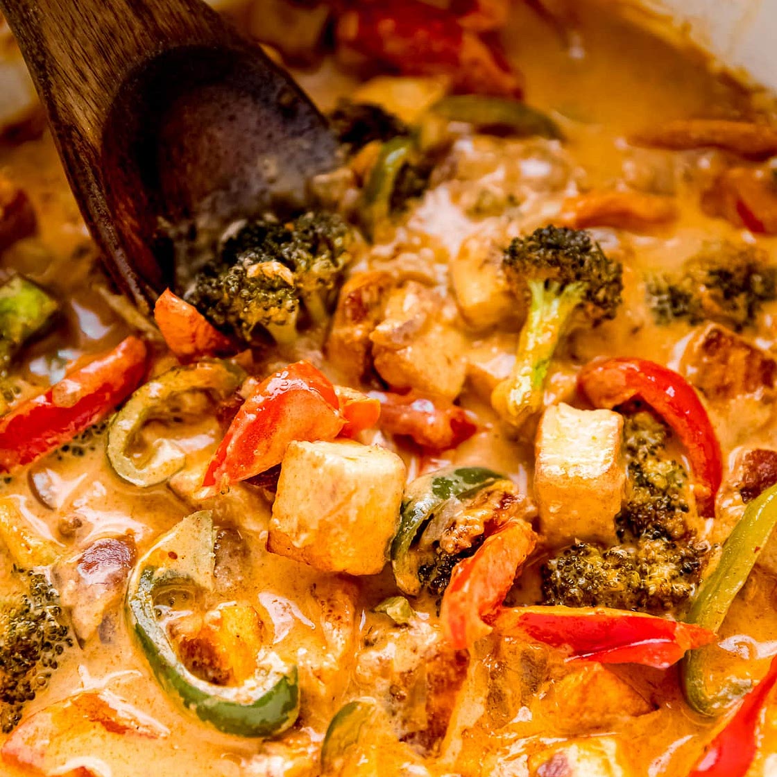 Vegan Thai Red Curry with Tofu
