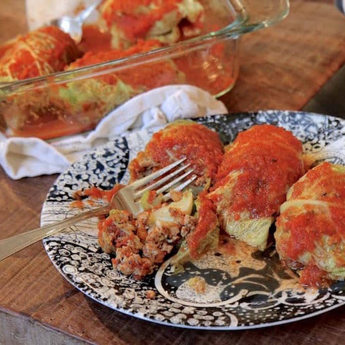 Low Carb Turkey Cabbage Rolls
