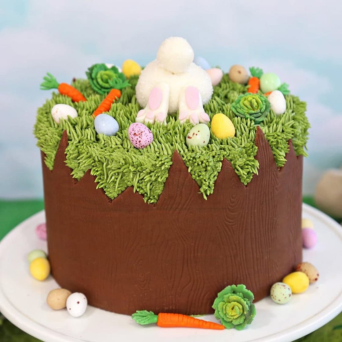 Chocolate Easter Bunny Cake