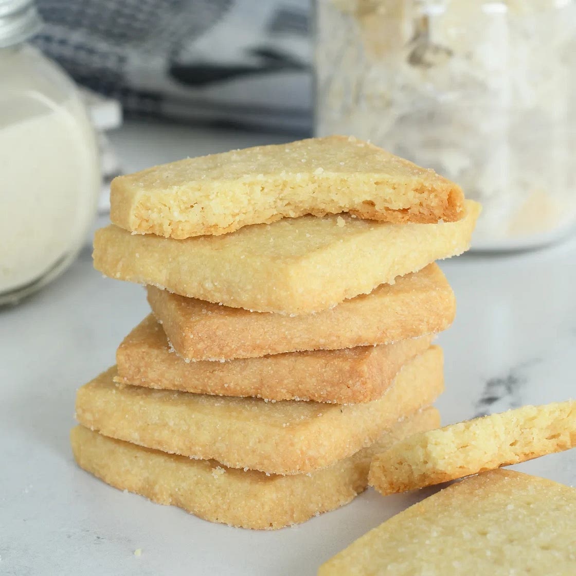Sourdough Shortbread Cookies