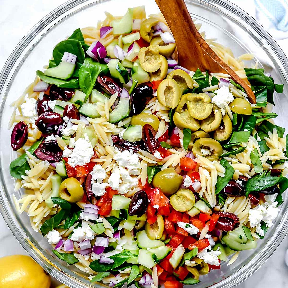 Mediterranean Orzo Salad Recipe