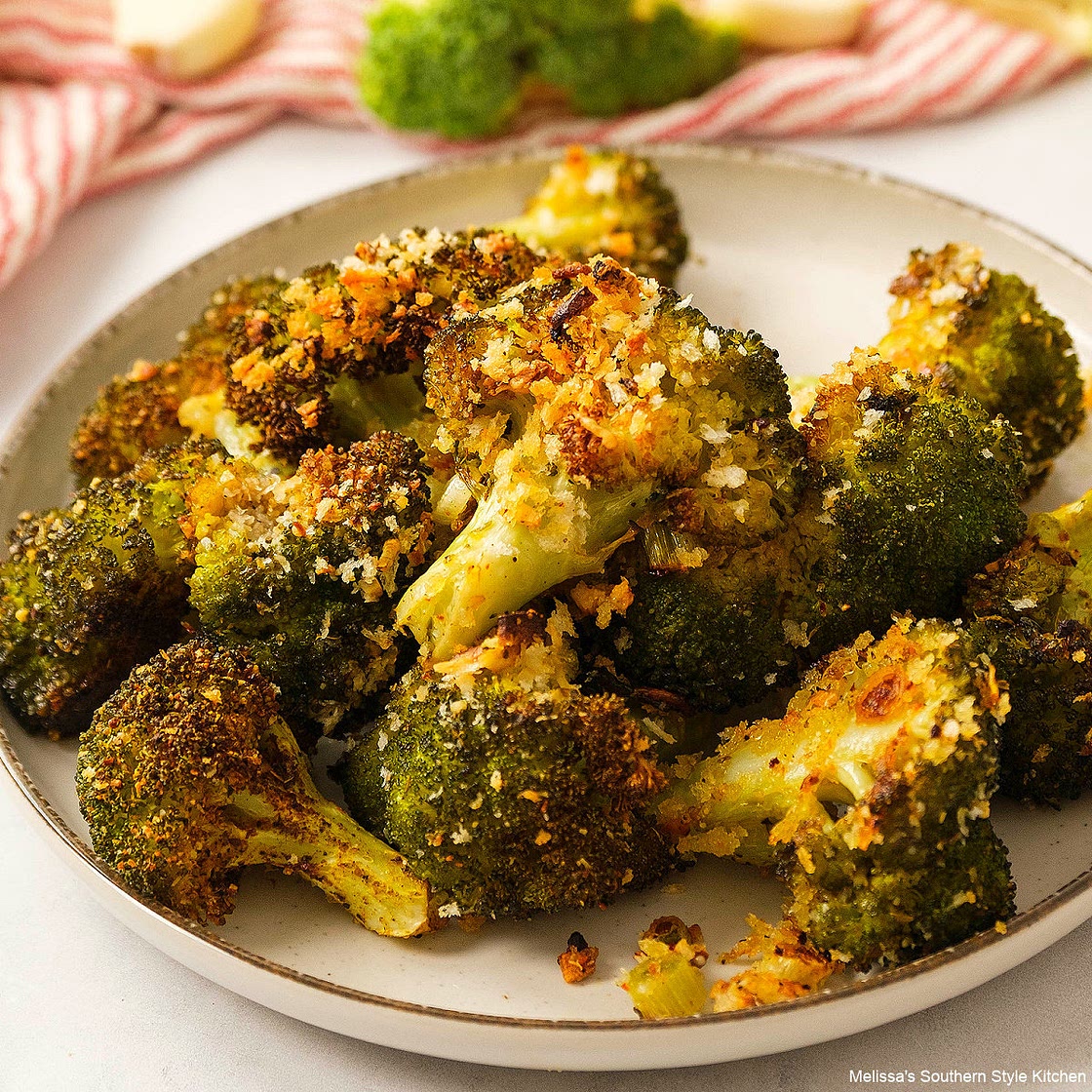 Roasted Panko Parmesan Broccoli