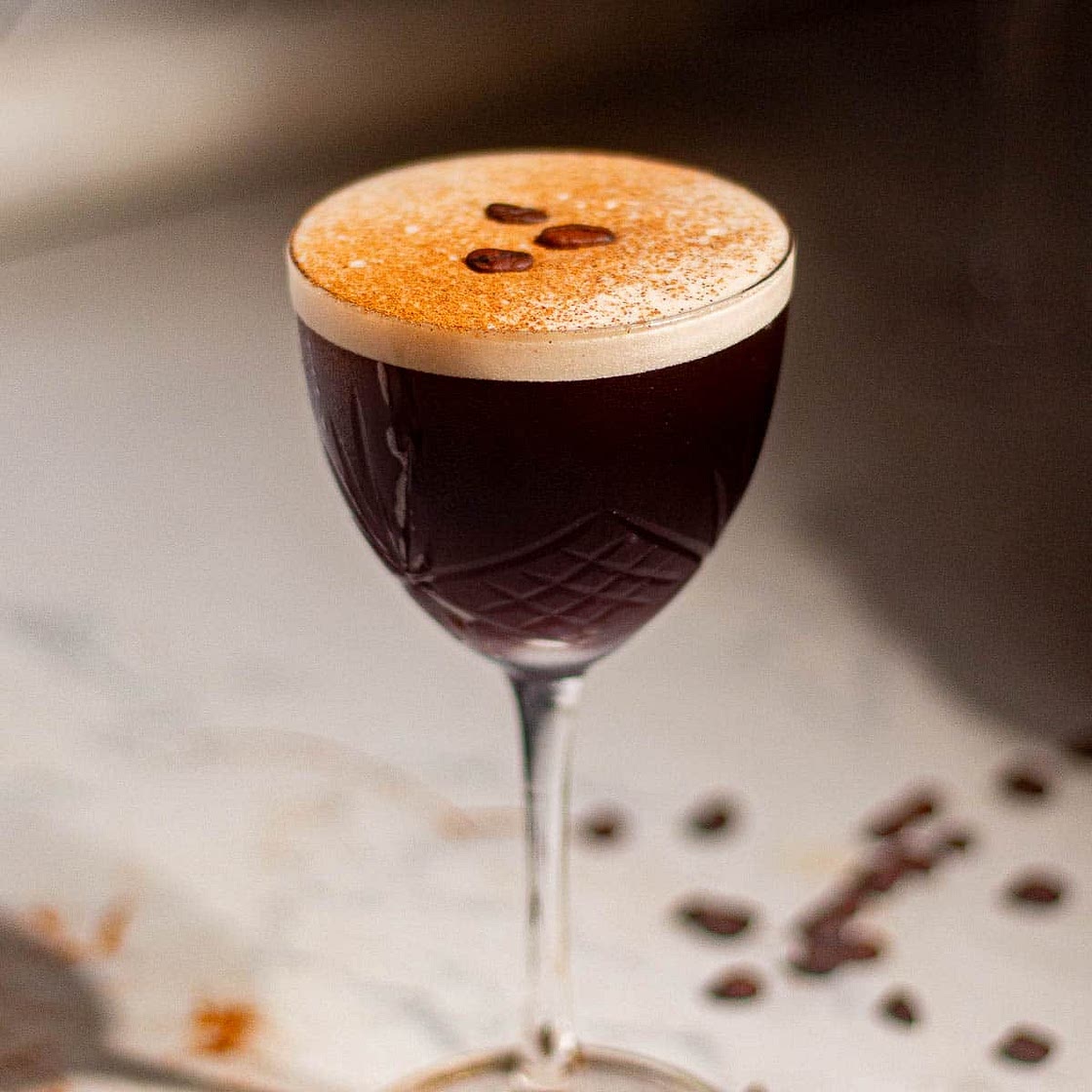 Rum Espresso Martini Recipe with Dark or Spiced Rum