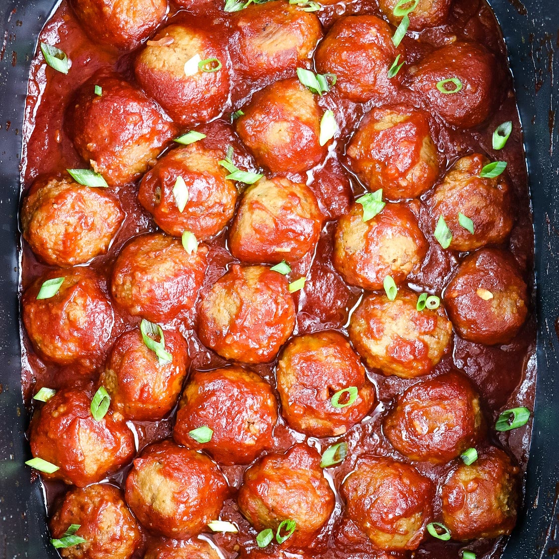Cranberry Sauce Meatballs