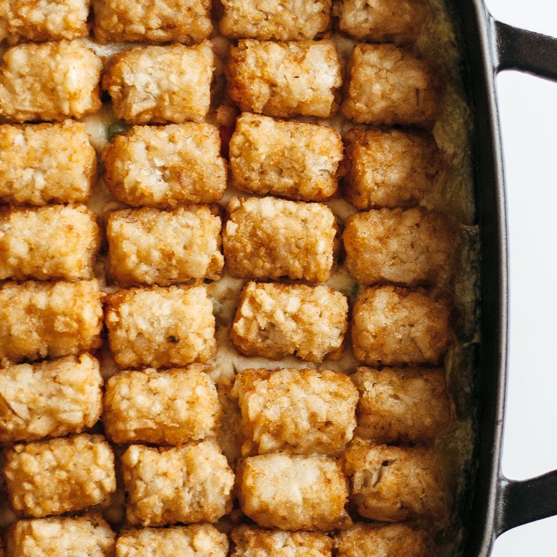 Tater Tot Chicken Pot Pie Hotdish