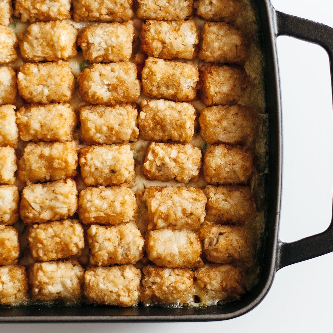 Tater Tot Chicken Pot Pie Hotdish