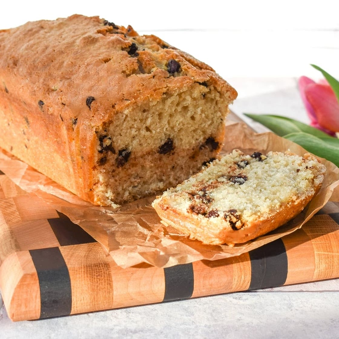Vegan Chocolate Chip Loaf Cake