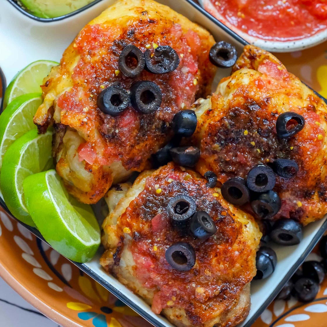Air Fryer Salsa Chicken Thighs Recipe