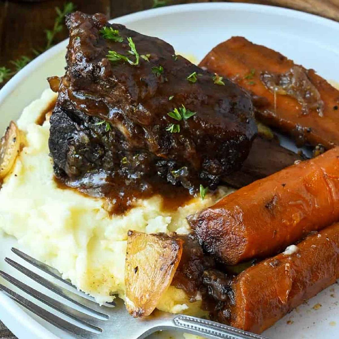 Short Ribs Braised in Red Wine