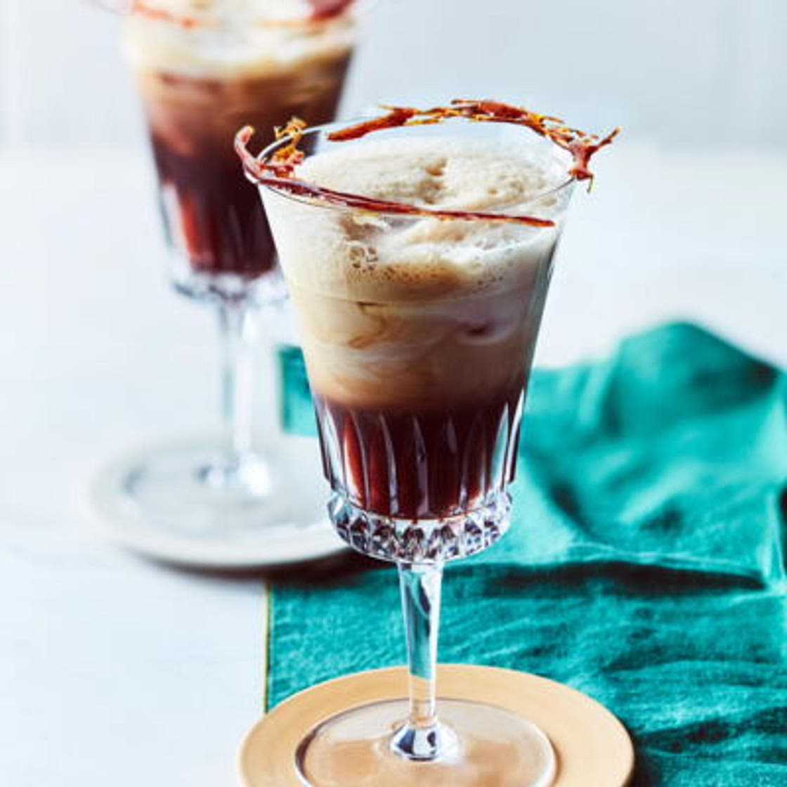 Mocktail latte macchiato caramel et vanille