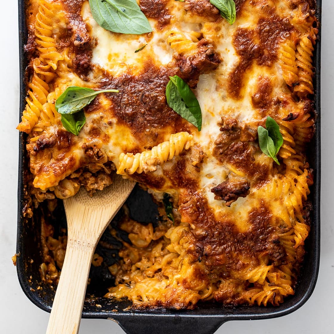 Bolognese pasta bake