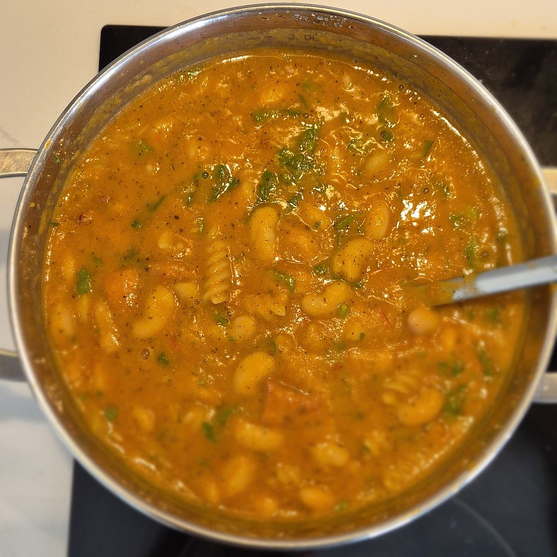 Pasta e Fagioli (Italian Pasta and Beans)