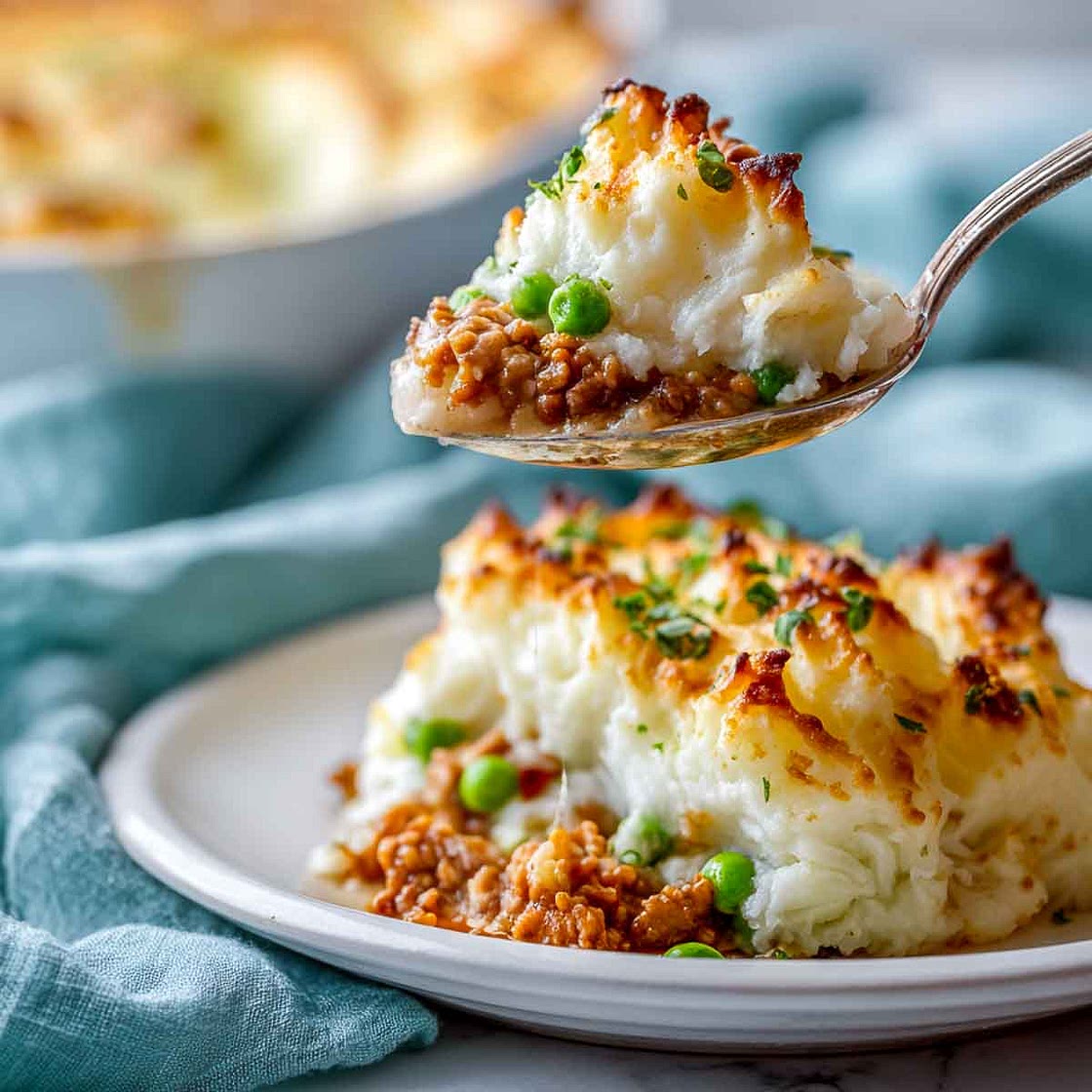 Low-Carb Cottage Pie With Cauliflower Mash