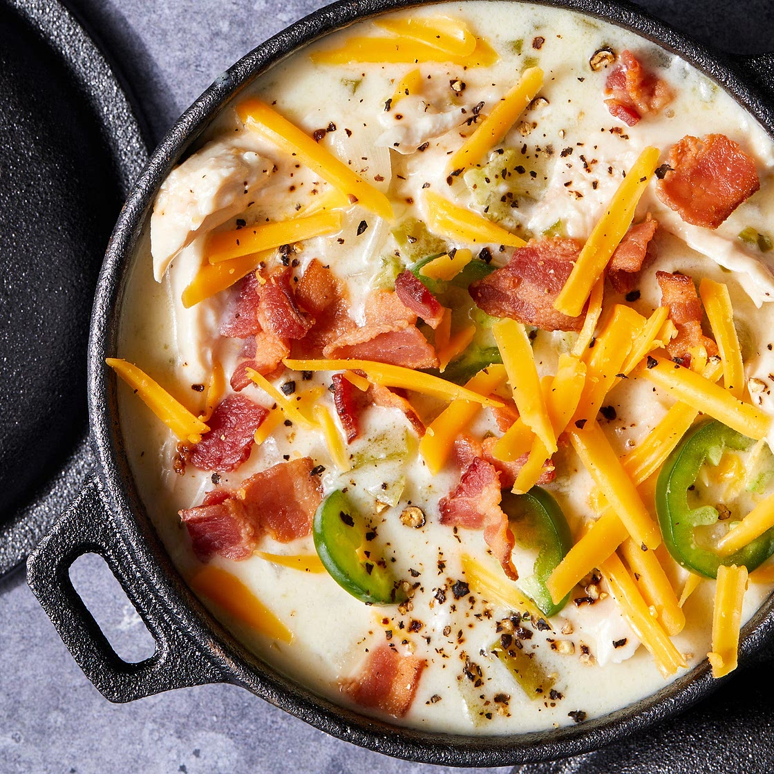 Jalapeño Popper Chicken Soup