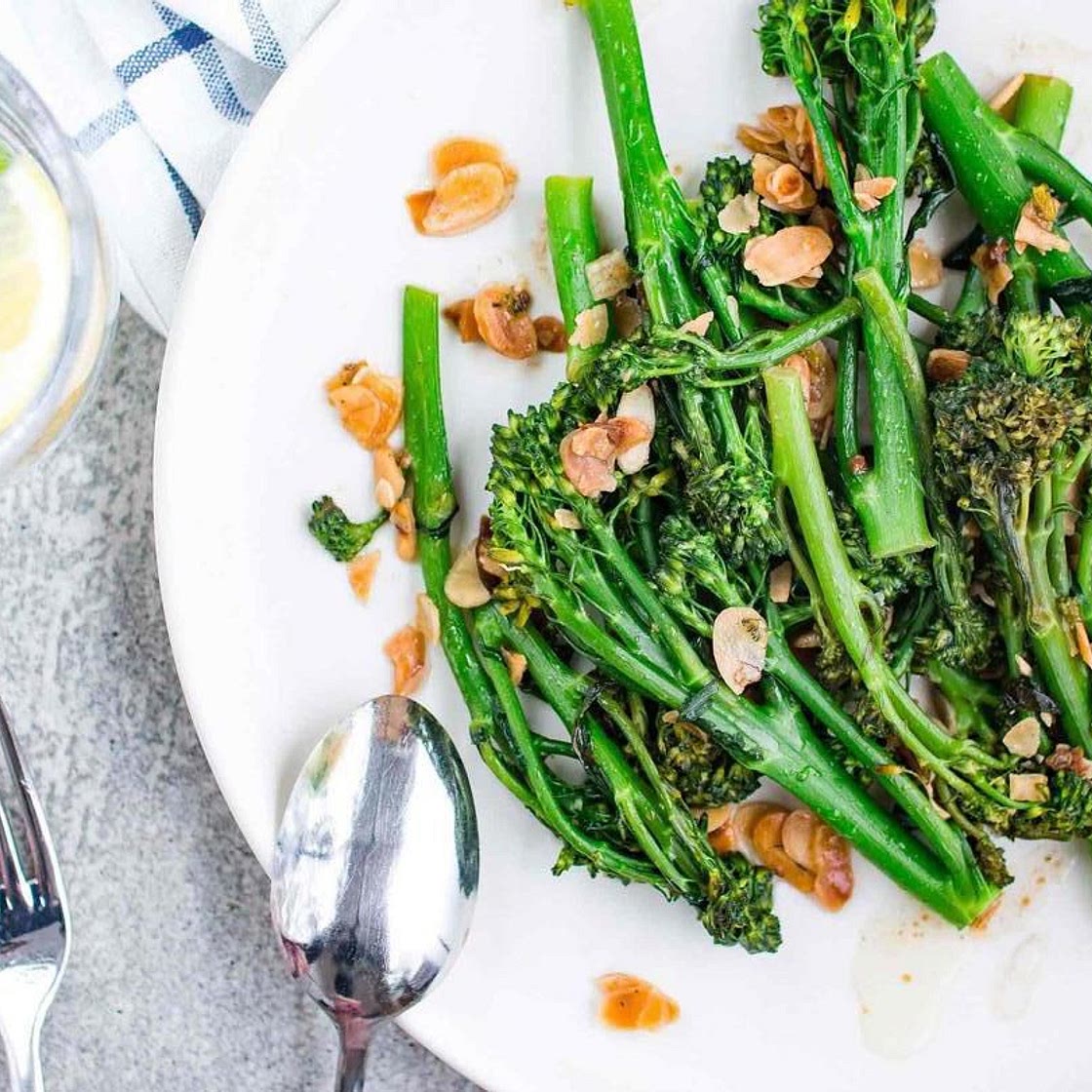 Tenderstem Broccoli with Garlic & Almond