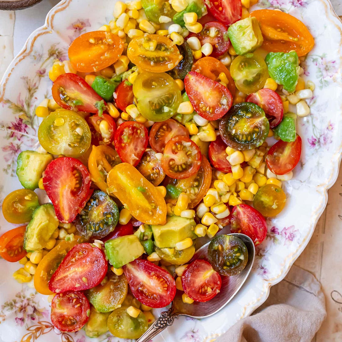 15-Minute Vietnamese Inspired Tomato Corn Salad