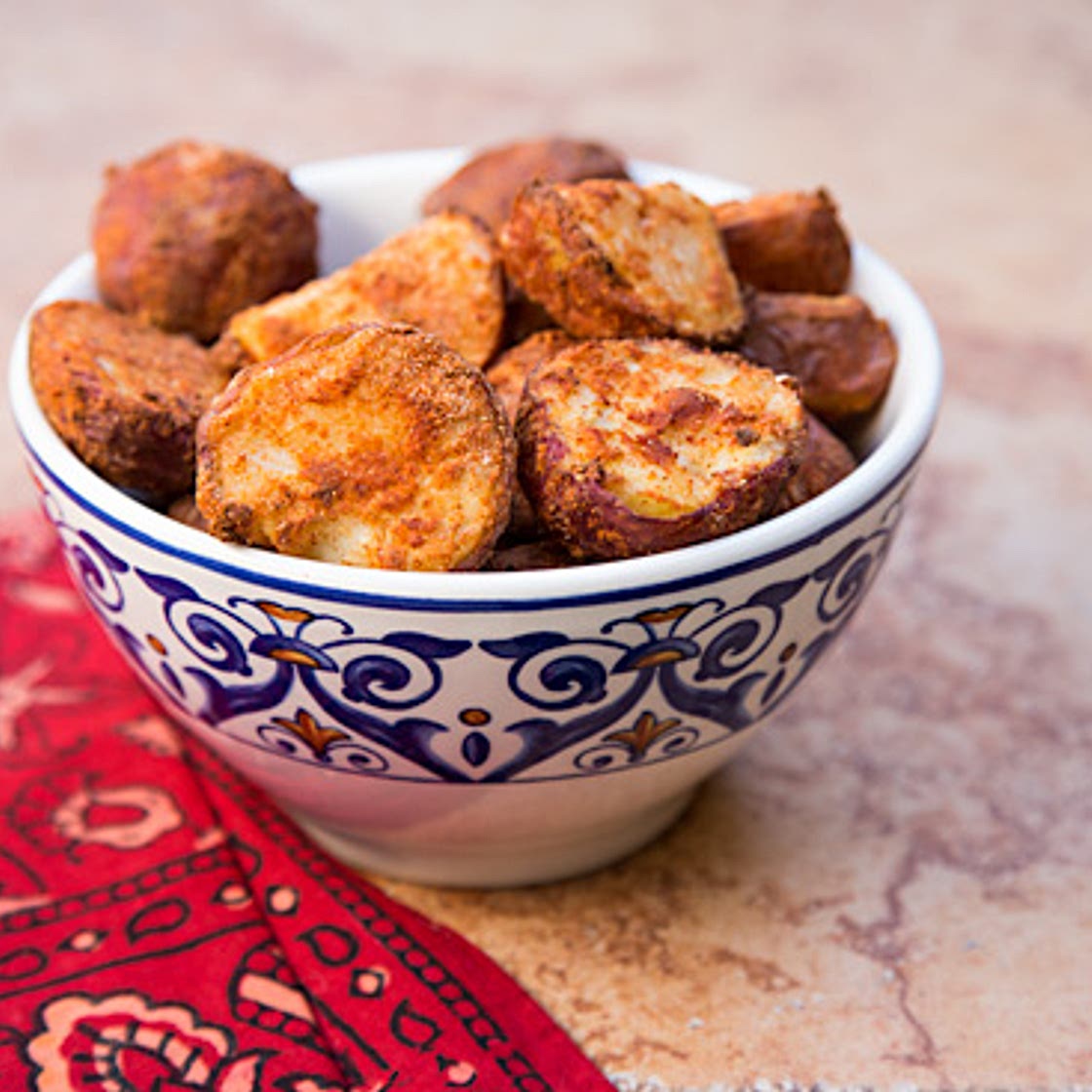 Crispy Fat-Free Spanish Potatoes