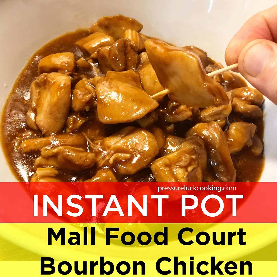 Instant Pot Mall Food Court Bourbon Chicken