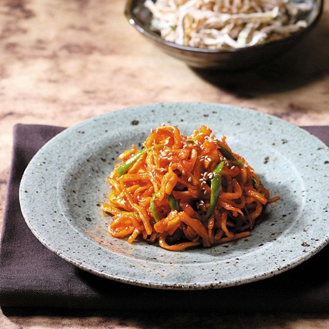 무말랭이 오징어채무침 만드는 법