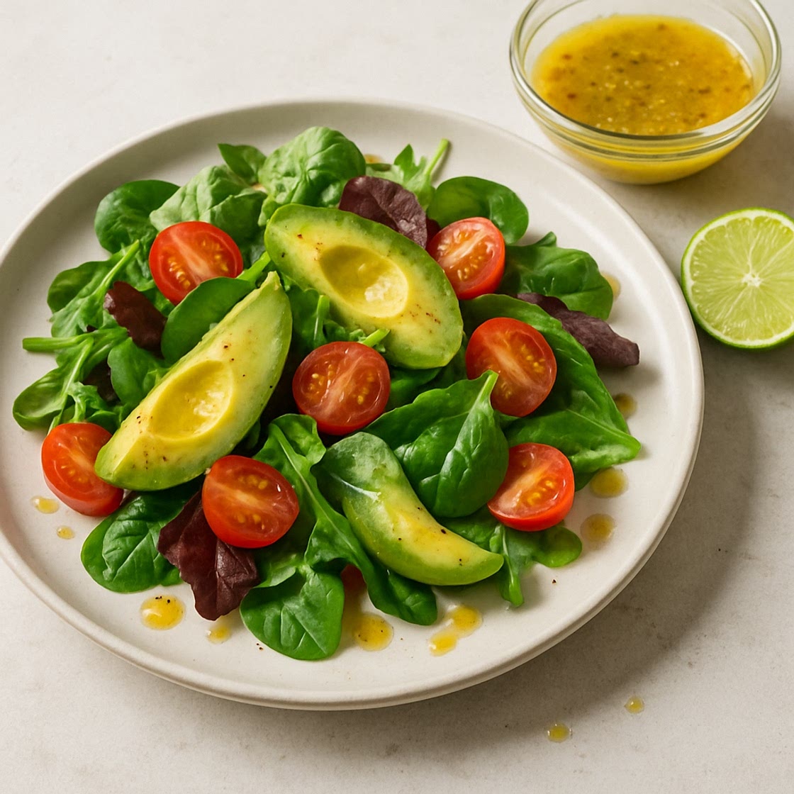 Limette-Senf Vinaigrette