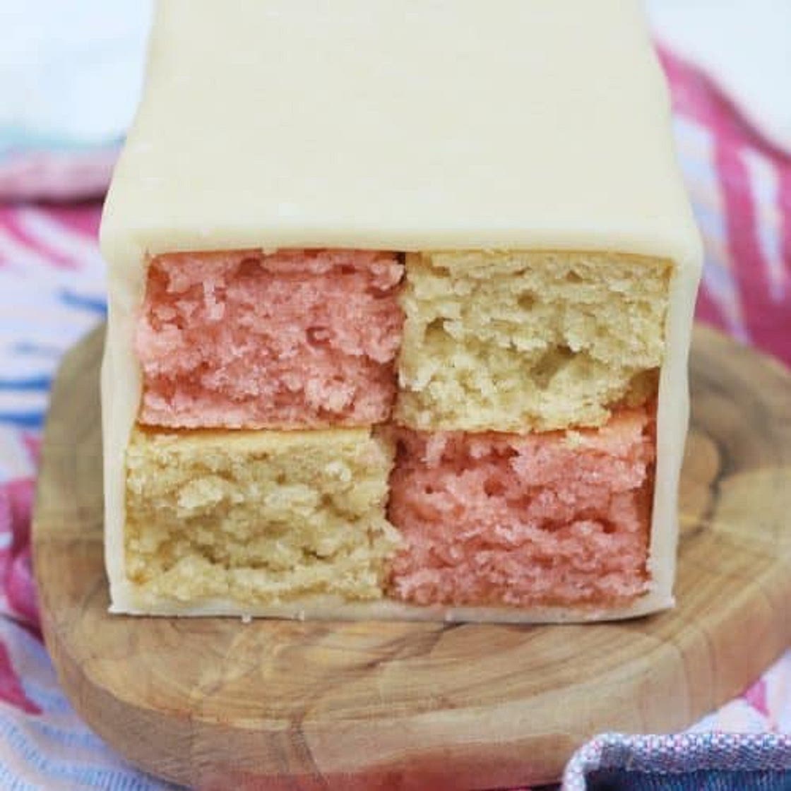 Vegan Battenberg Cake