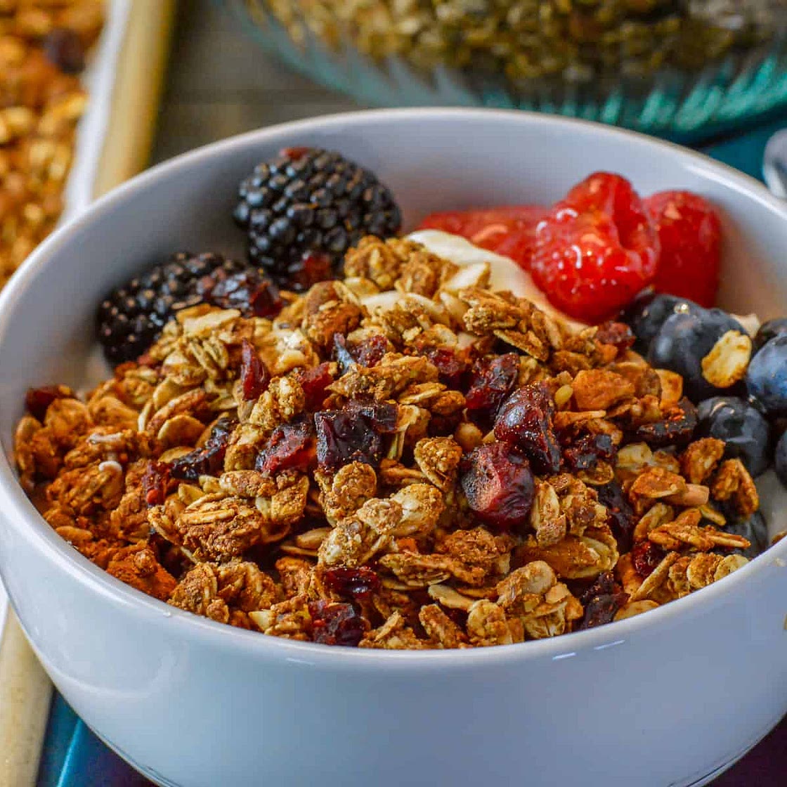 Homemade High Protein Granola (Cereal with Nuts)