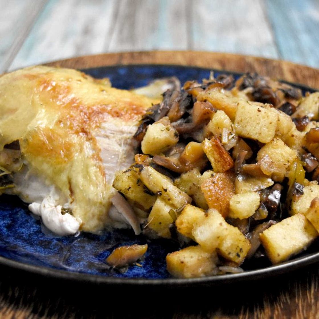 Holiday Mushroom Chestnut Stuffing