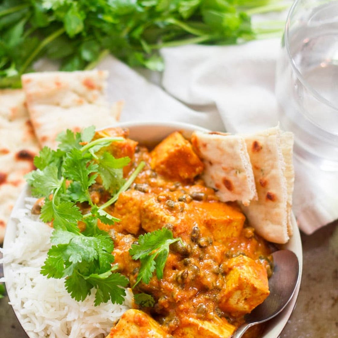 Indian Butter Tofu & Lentils