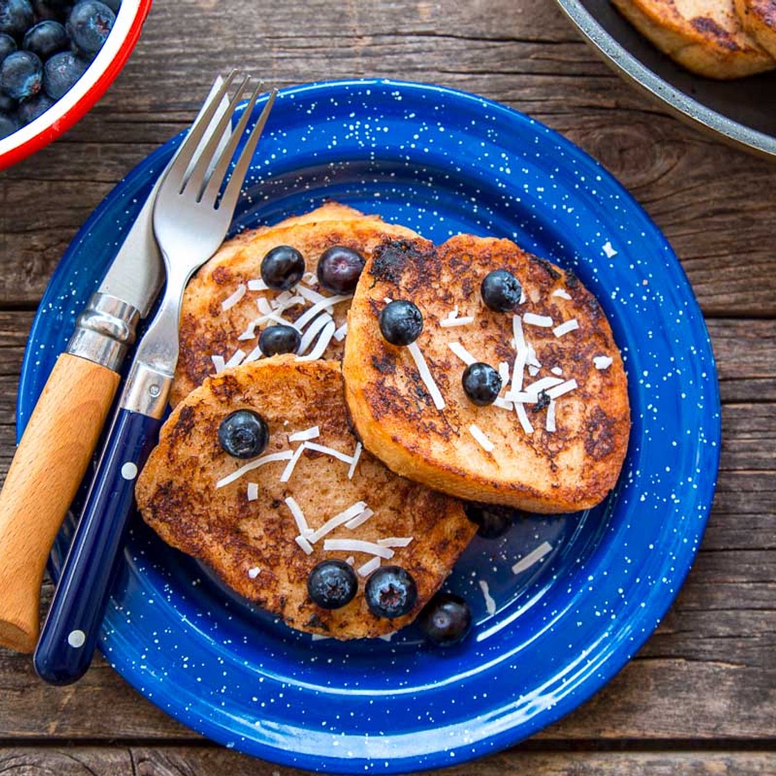 Banana Coconut French Toast