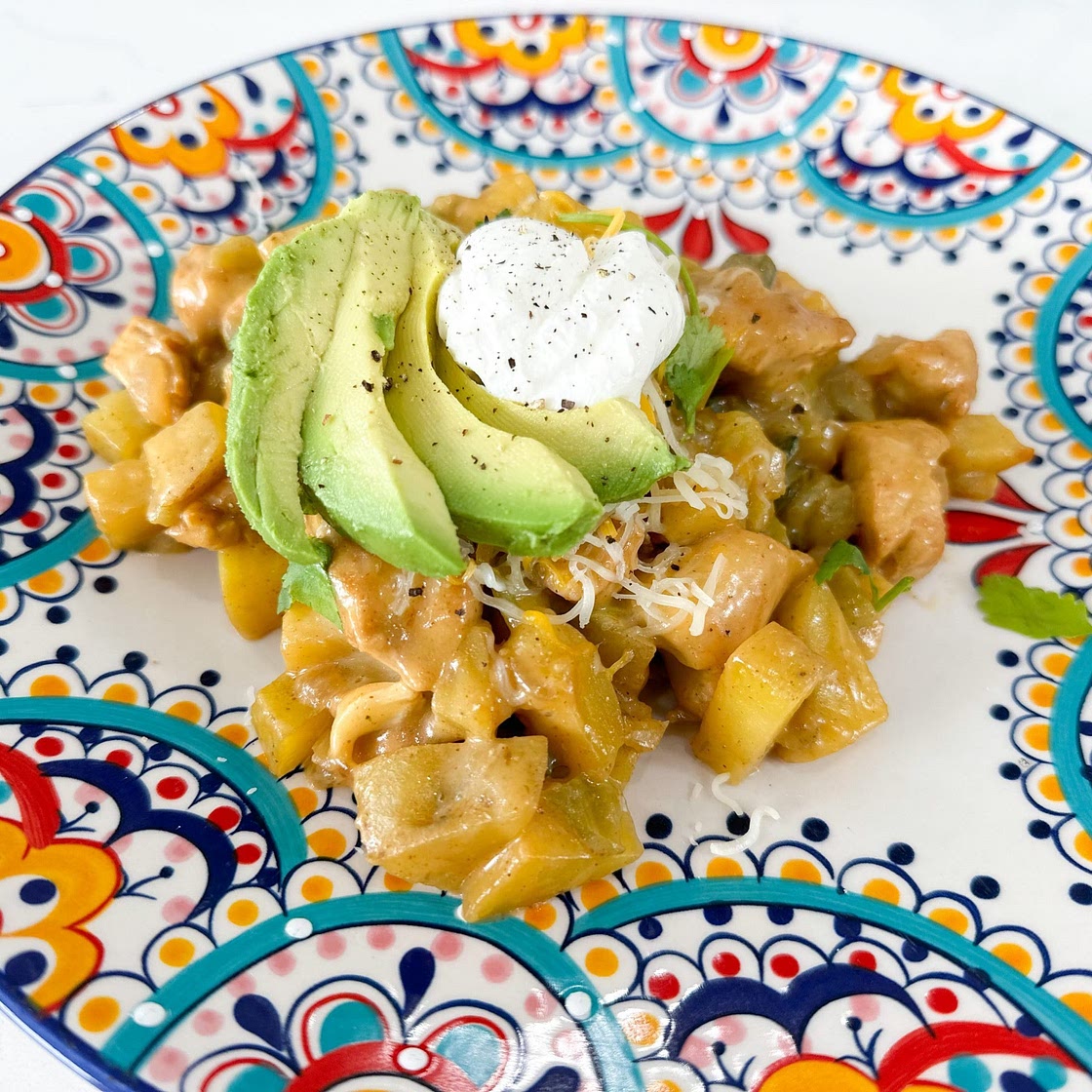 Green Chile Chicken with Potatoes