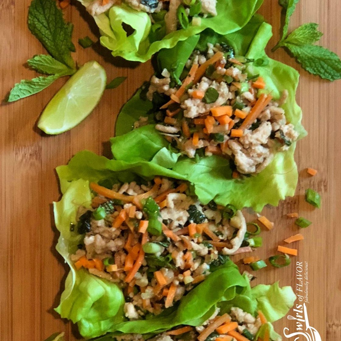 Thai Chicken Lettuce Wraps Recipe