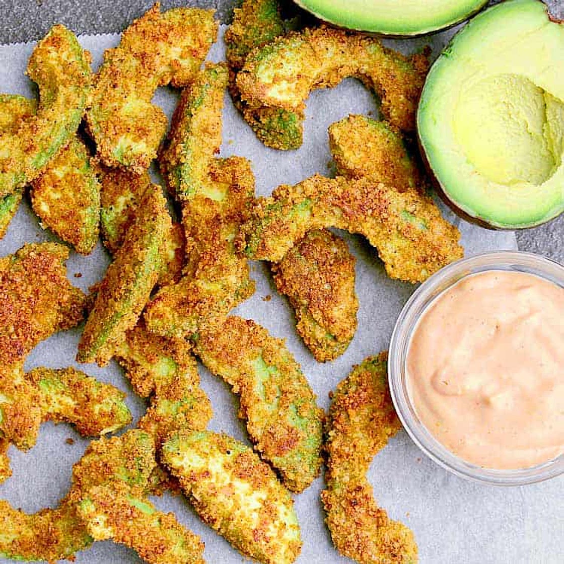 Keto Avocado Fries with Chipotle Mayo (Keto Avocado Fries Recipe)