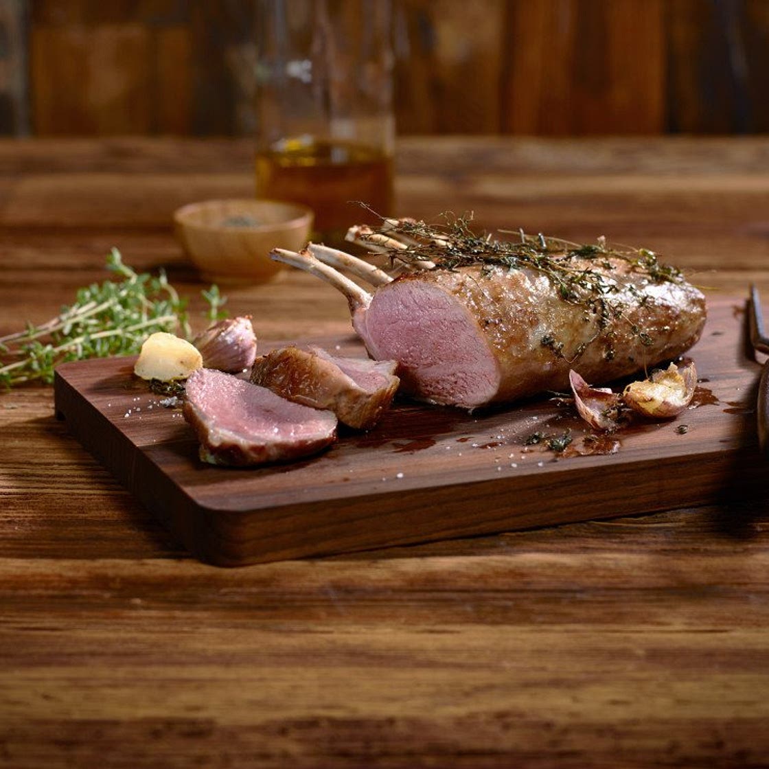 Rack d’agneau au four