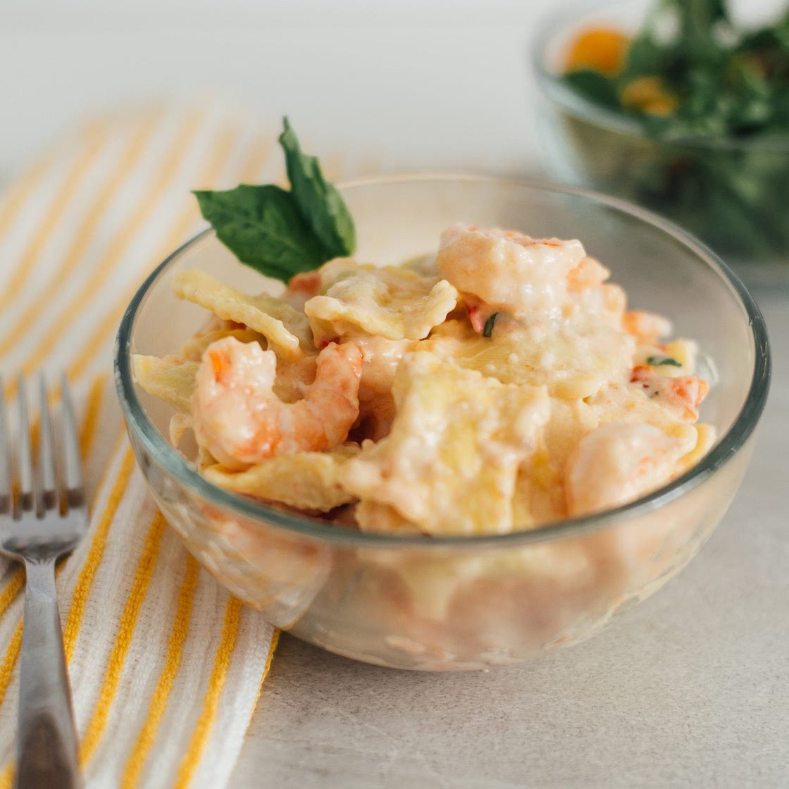 Shrimp Alfredo Tortellini