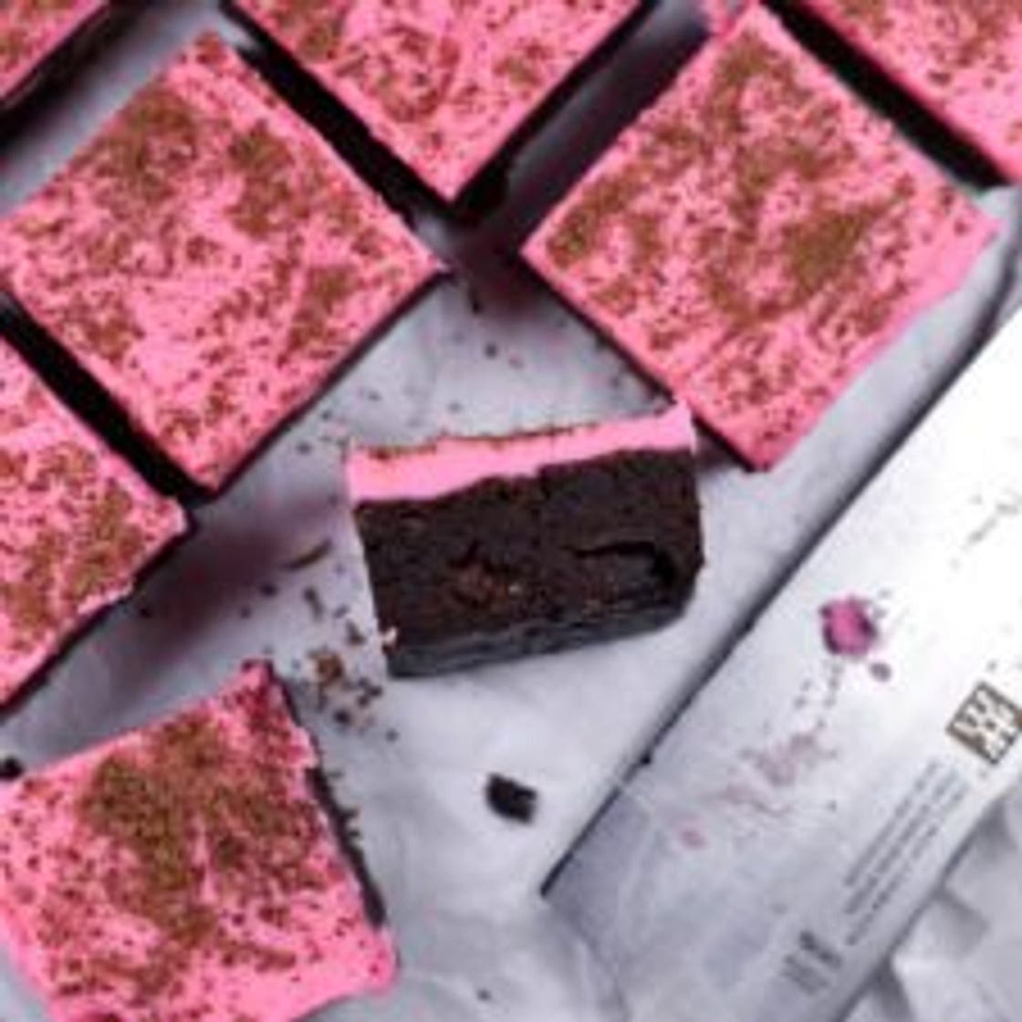 Cherry Buttercream Brownies