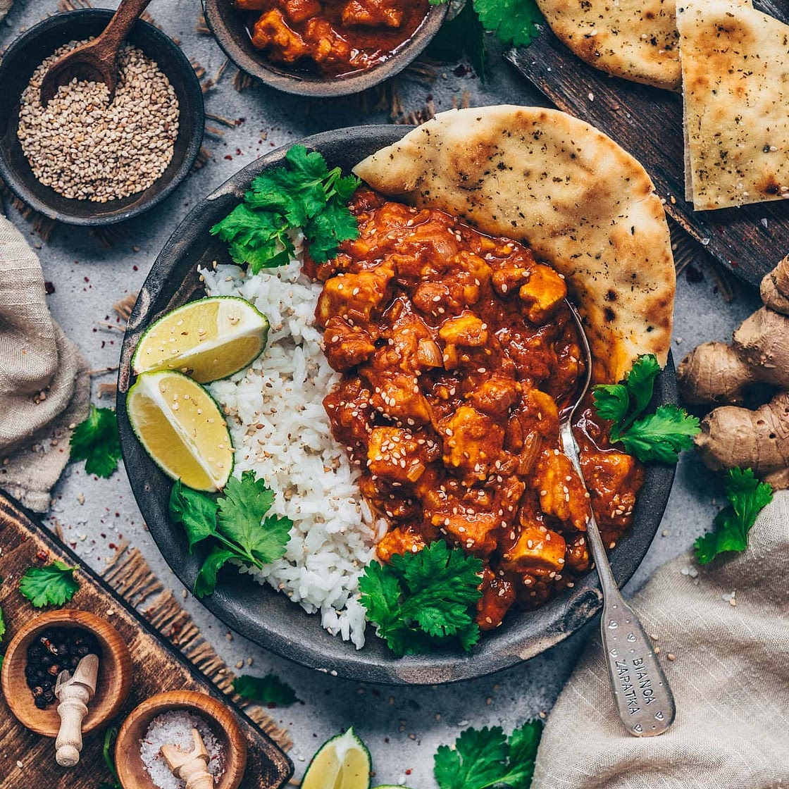 Indisches Butter Chicken (Vegan)