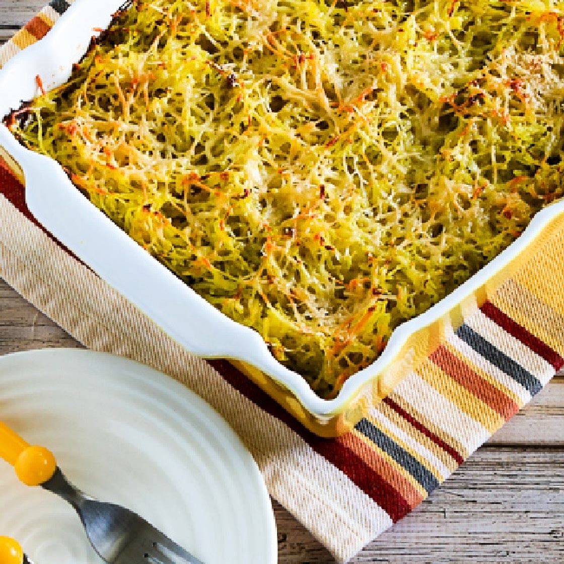 Pesto Spaghetti Squash