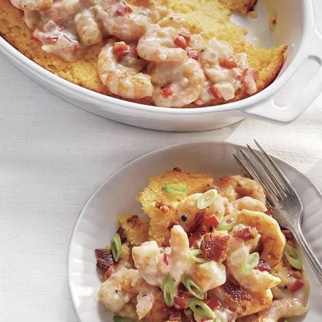 Shrimp and Grits Casserole