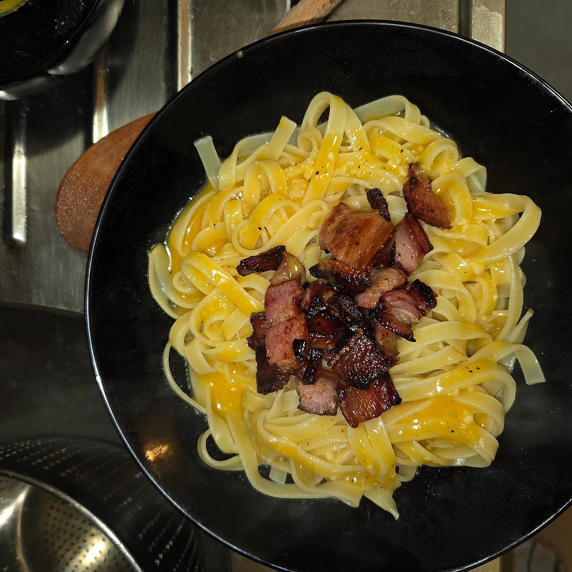 Pâte carbonara